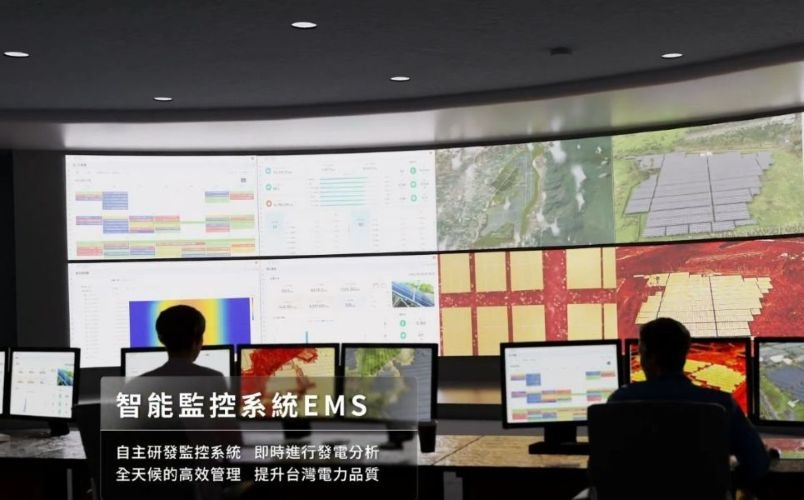 寶晶能源 智慧管理端AI能管平台 示意圖